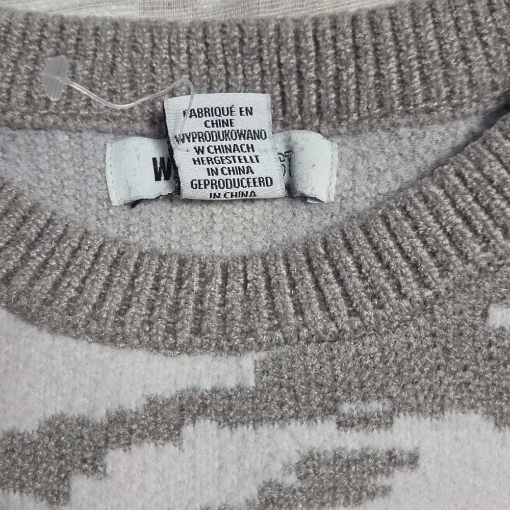 Abstract Pattern Sweater Cropped William Rast Large - Picture 4 of 8